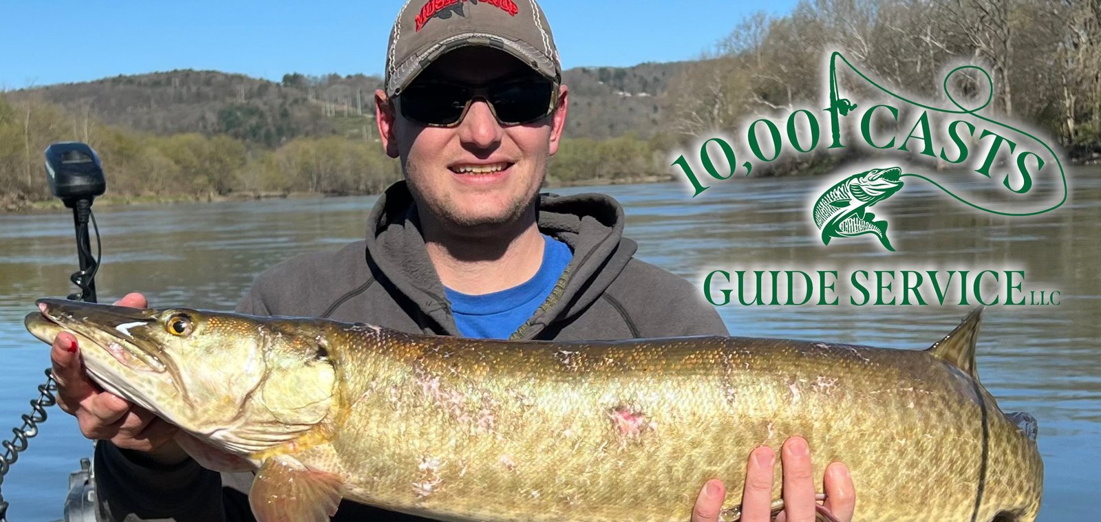 Time on the water from a working guide's operation, photographed by 10,001 Casts Guide Service in PA