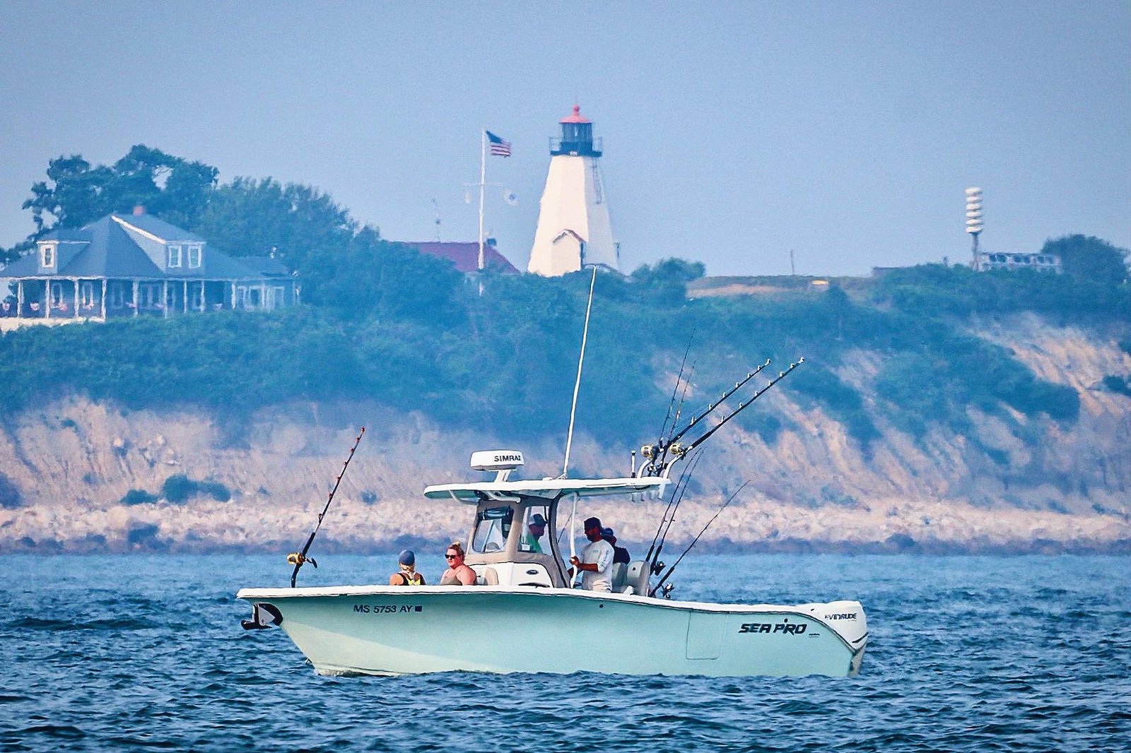 1620 Anglers on the water in Massachusetts