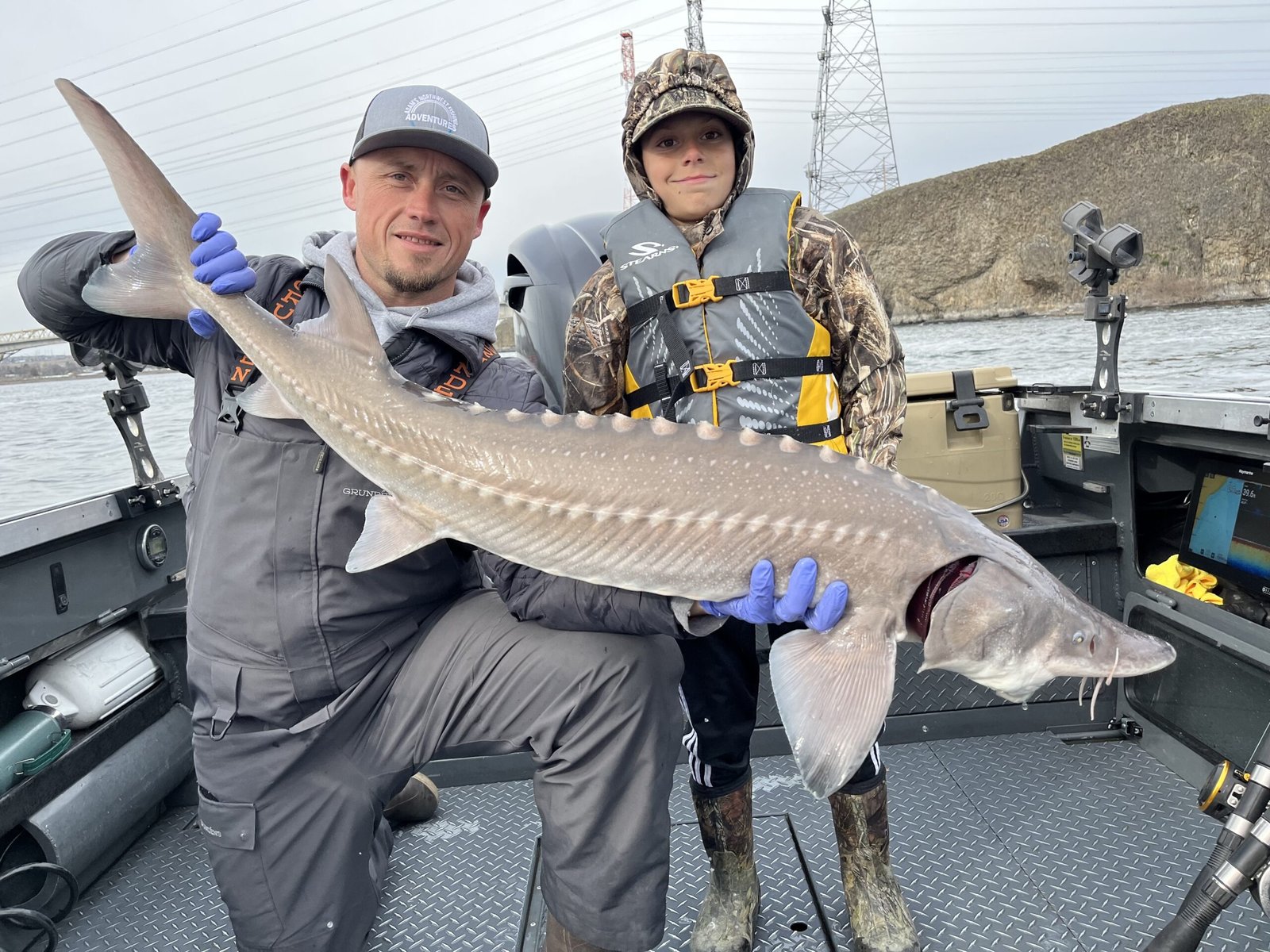 On the water in Washington, photographed by Adam's Northwest Fishing Adventures