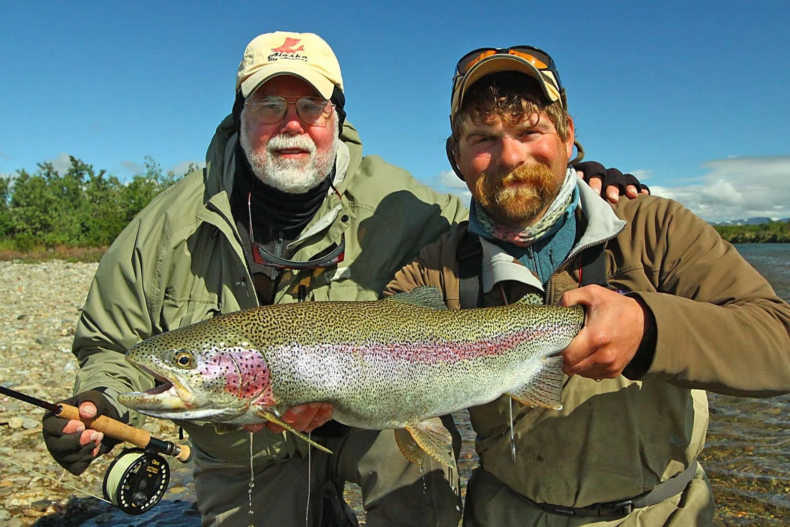 Water where guides here run grayling trips, photographed by Alaska Fly Anglers