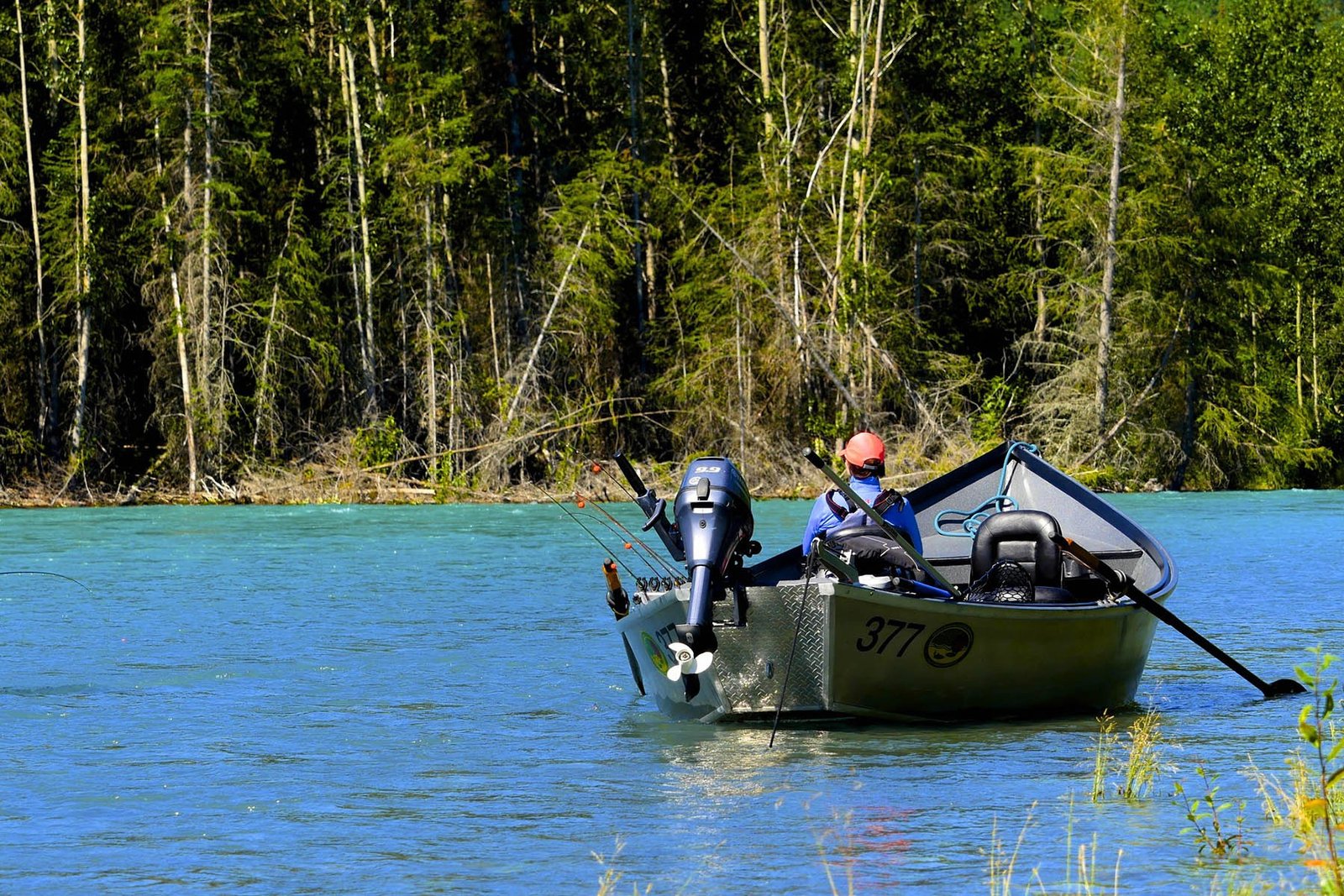 The working end of a guided day, photographed by Alaska Troutfitters in AK