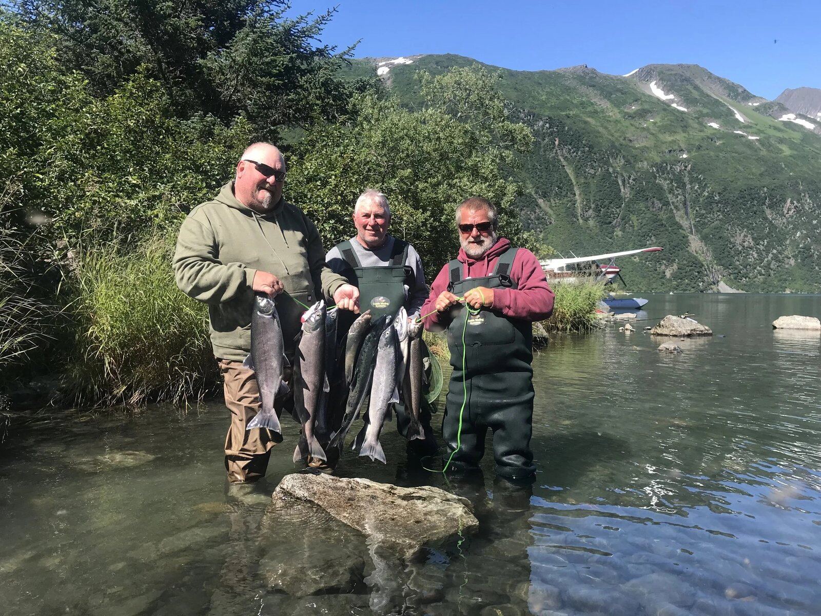 The working end of a guided day, photographed by Alaskan Adventure Guides and Outfitters in AK