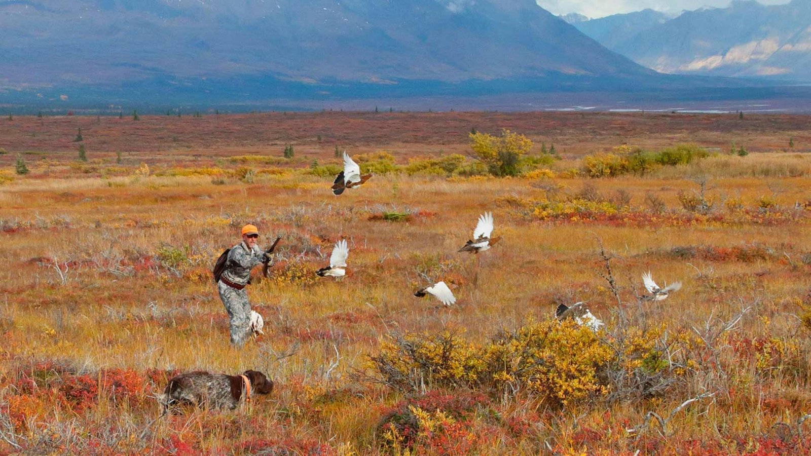 A guide working with a client on the water, photographed by All Alaska Outdoors Lodge in AK