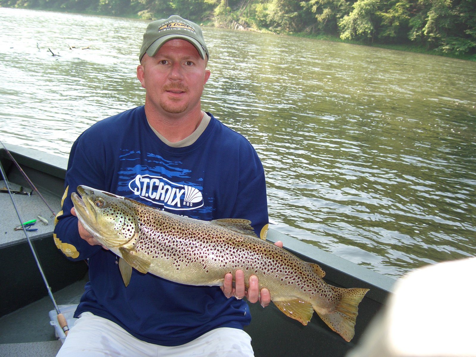 On the Tionesta Lake, photographed by Allegheny Guide Service