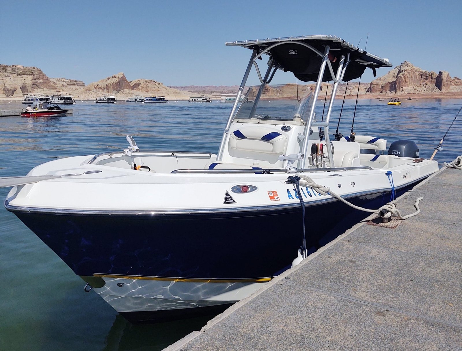 On the water in Arizona, photographed by Ambassador Guides & Outfitters