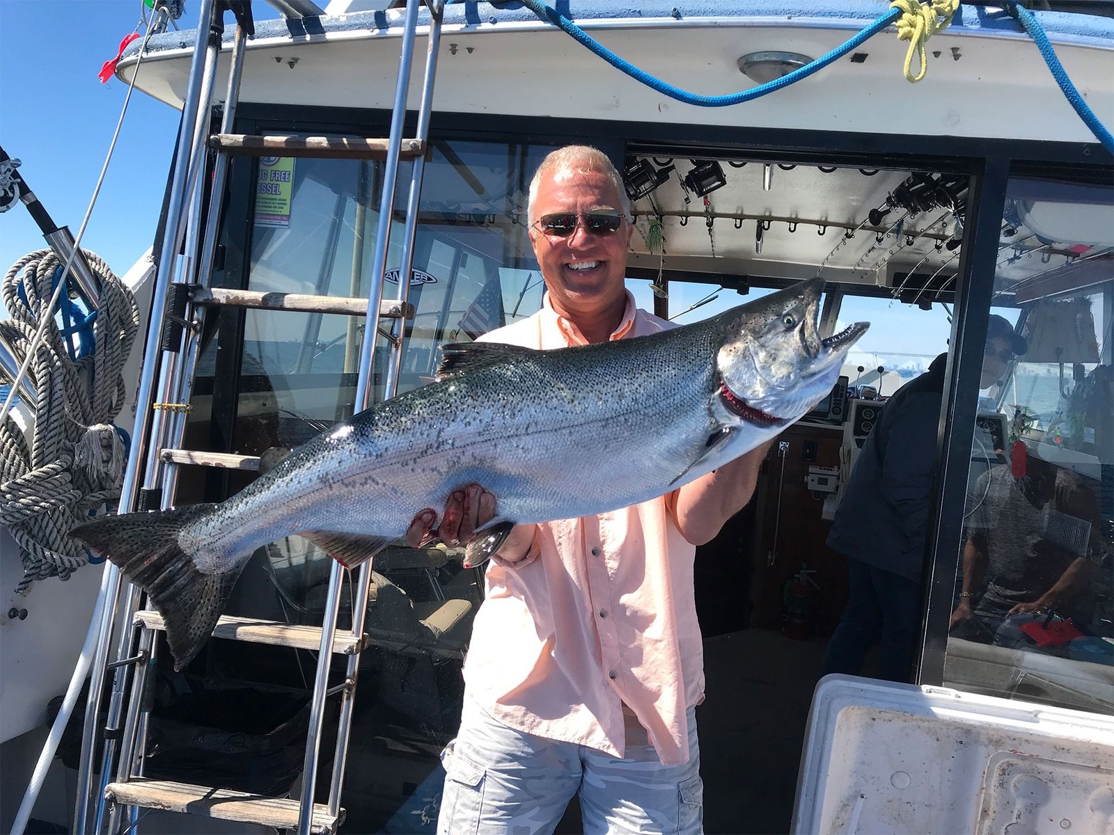 On the water in Illinois, photographed by Angler Charters