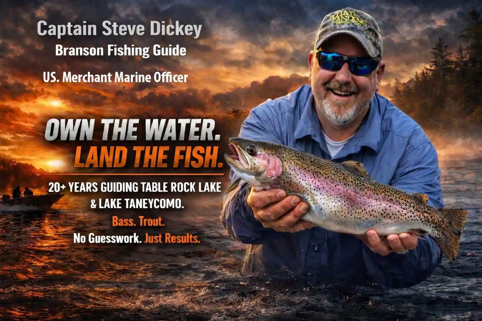 The working end of a guided day, photographed by Anglers Advantage in MO