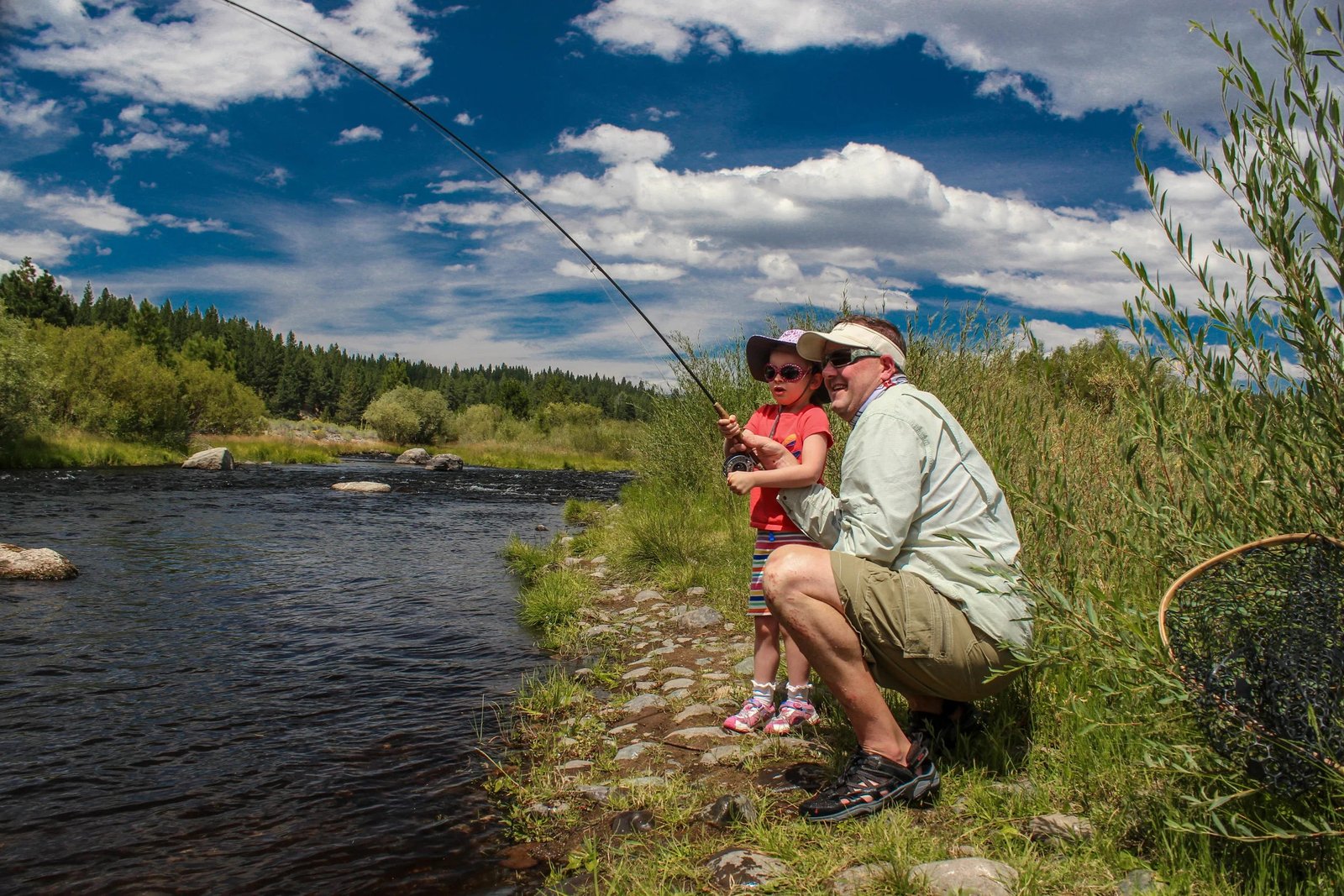 On the water in Nevada, photographed by Arlo's Fly Fishing