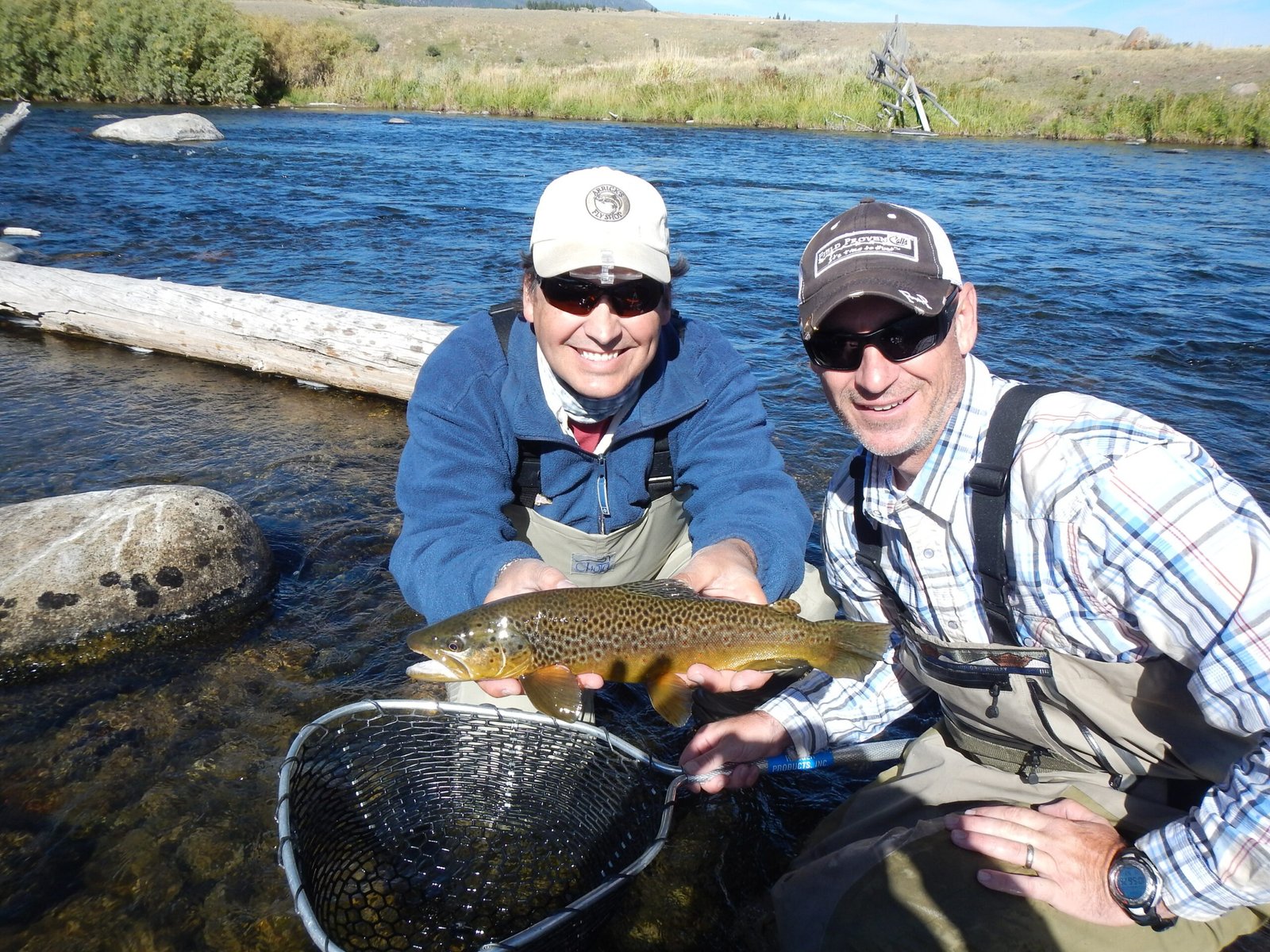 On the Firehole River, photographed by Arrick's Fly Shop