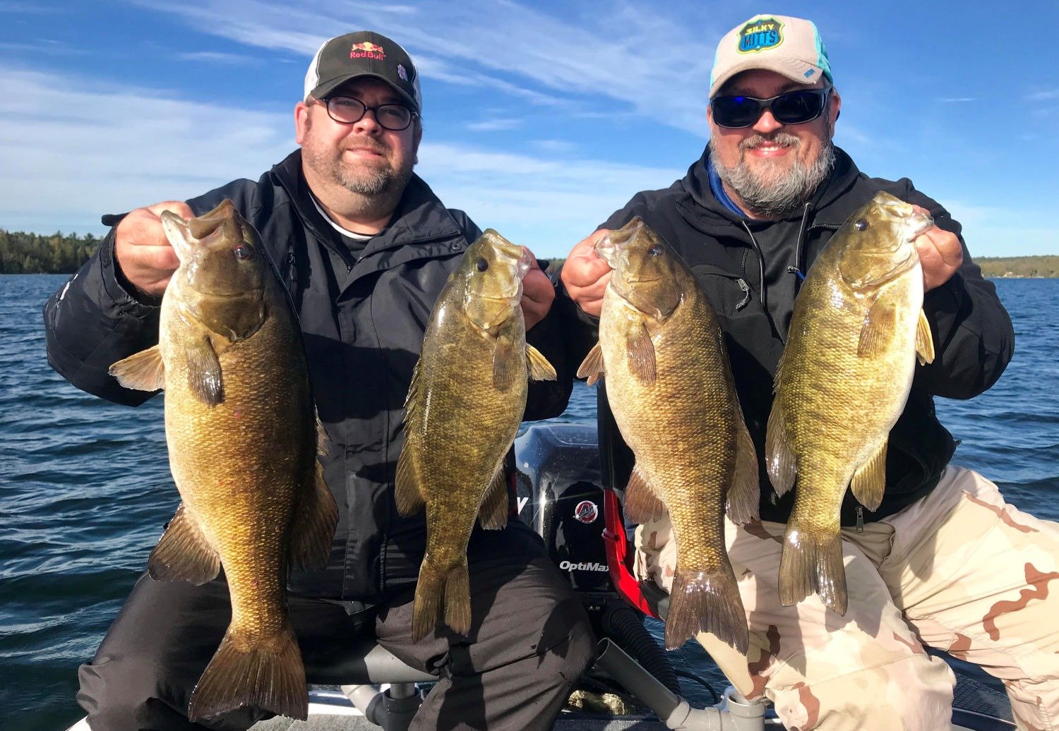 A guide's day in progress, photographed by Art of Fishing Guide Service in MI