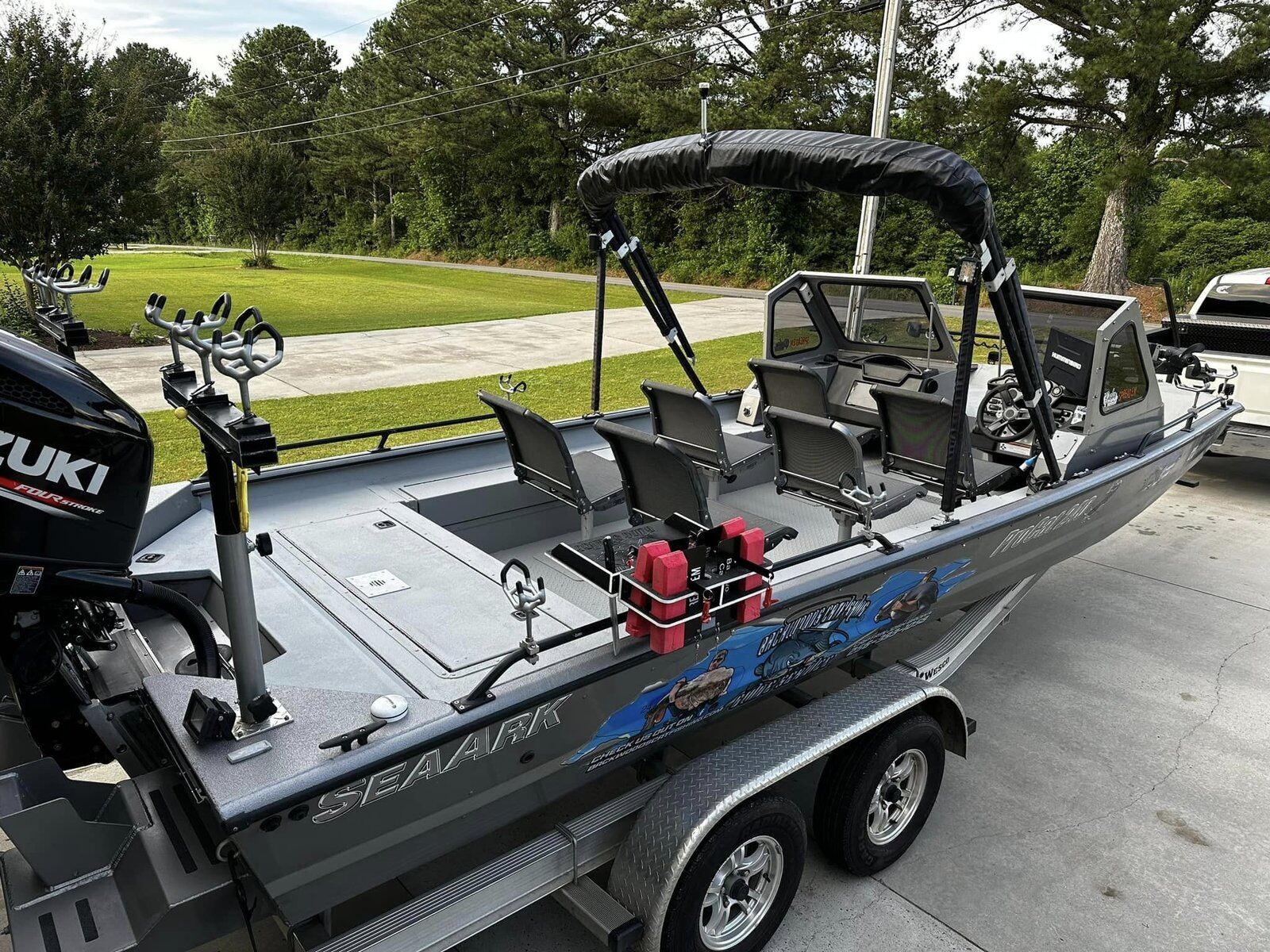 Backwoods Catfishing Guide Service on the water in Alabama