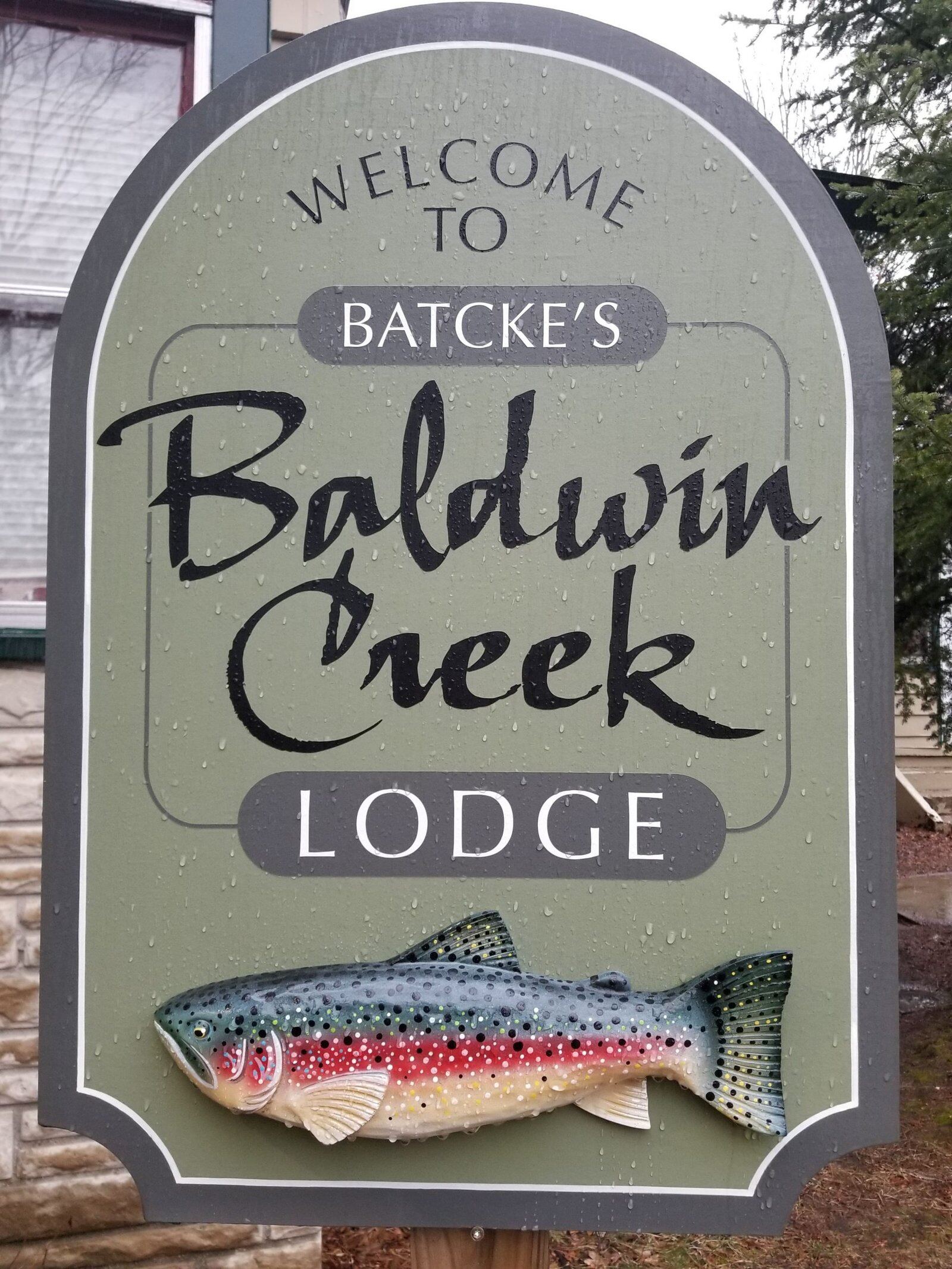 Baldwin Creek Lodge on the water in Michigan