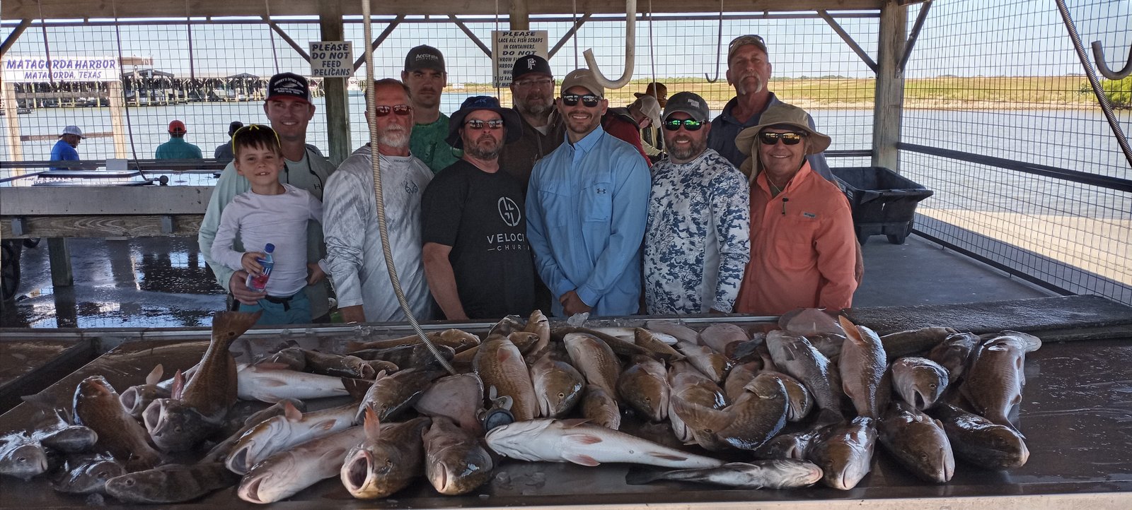 The working end of a guided day, photographed by Bay Finatic Fishing in TX