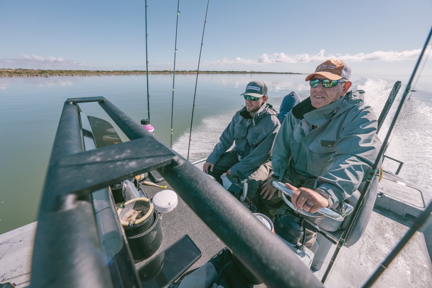 On the San Antonio Bay, photographed by Bay Flats Lodge