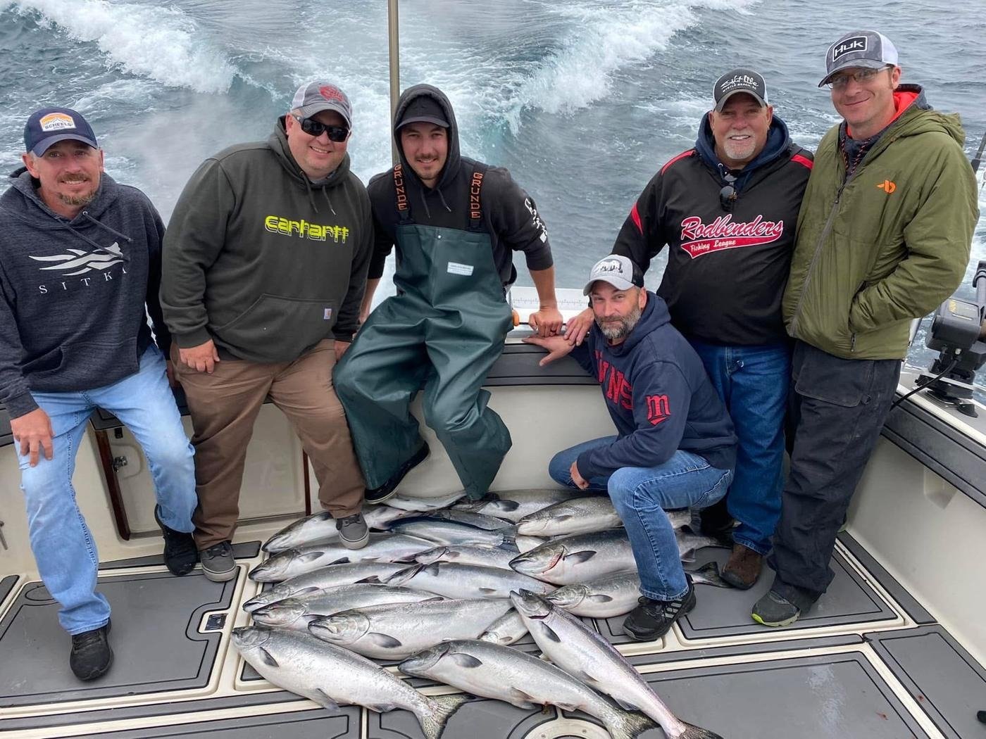 Water where guides here run whitefish trips, photographed by Bay Lake Charters