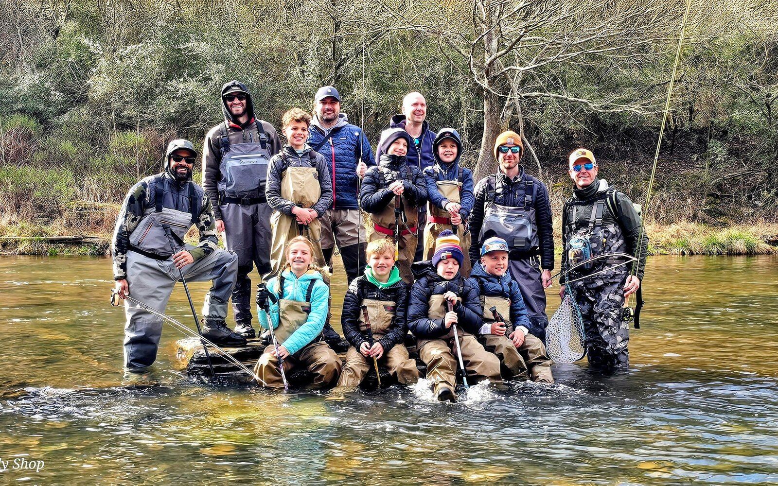On the Mountain Fork River, photographed by Beavers Bend Fly Fishing Guide Service