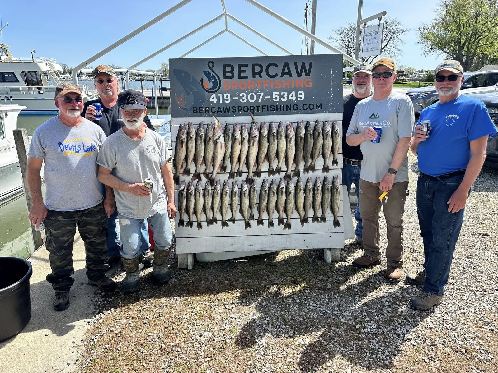 Bercaw Sportfishing on the water in Ohio