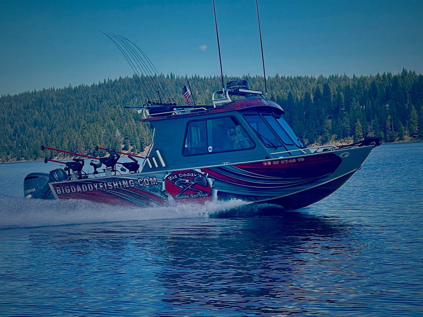 On the Eagle Lake, photographed by Big Daddy's Guide Service