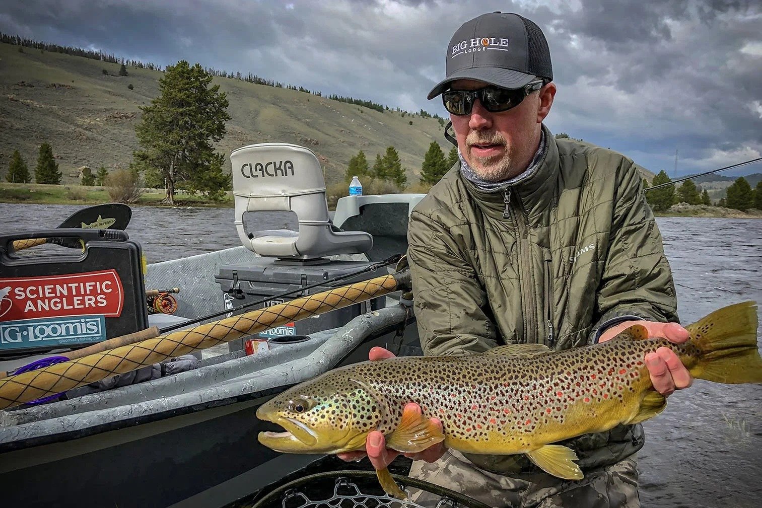On the Bitterroot River, photographed by Big Hole Lodge