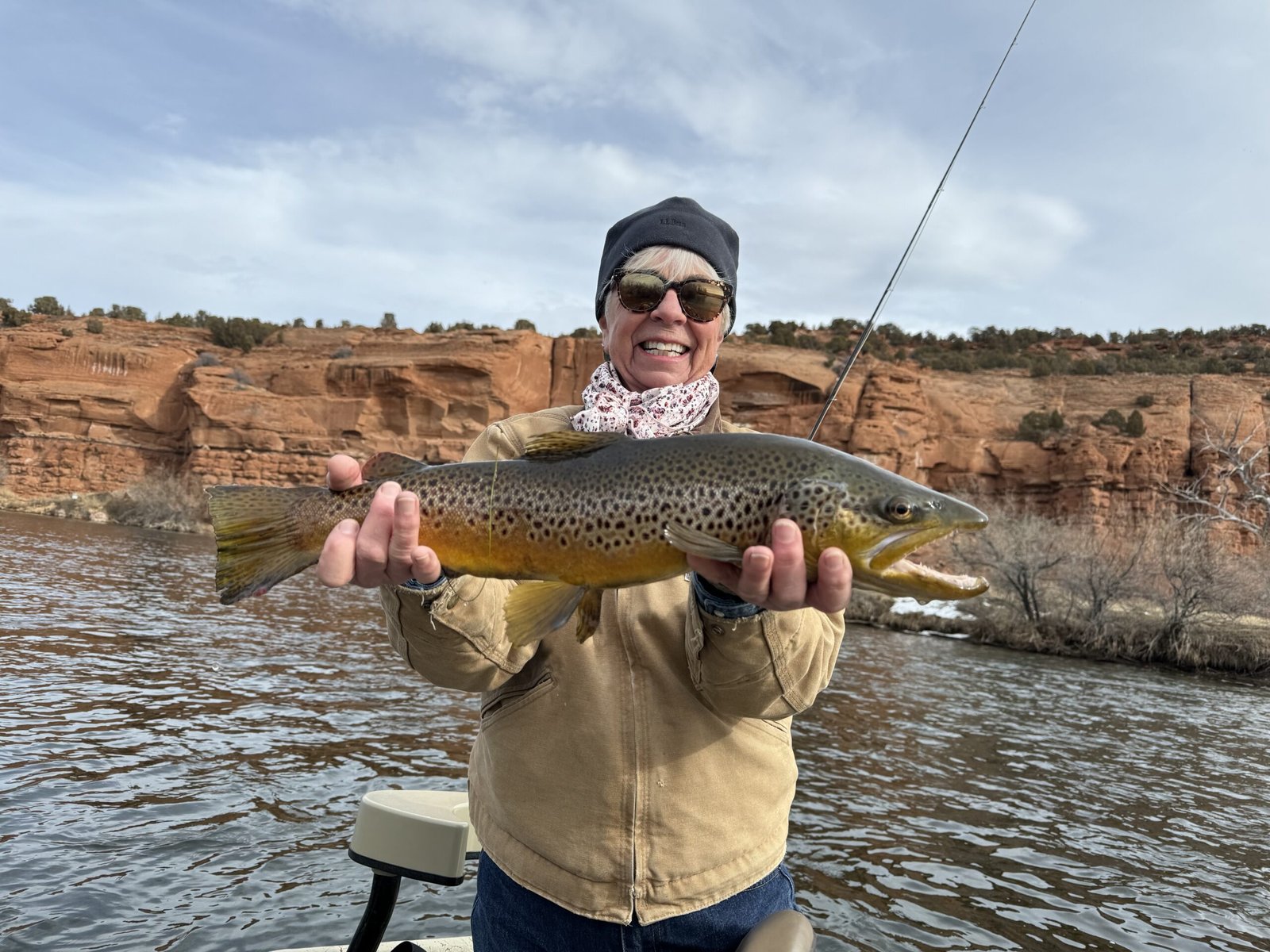 On the water in Wyoming, photographed by Big Horn Guide Service