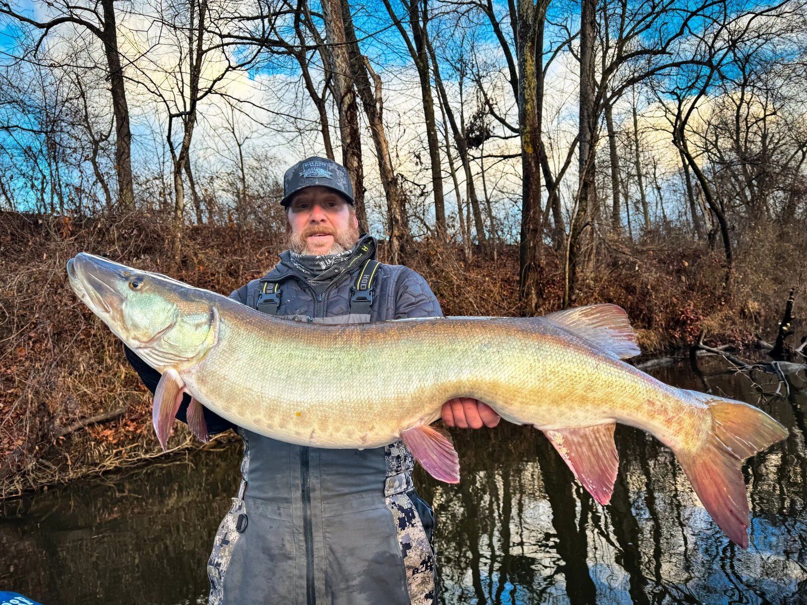 Time on the water from a working guide's operation, photographed by Blue Ridge Musky in VA