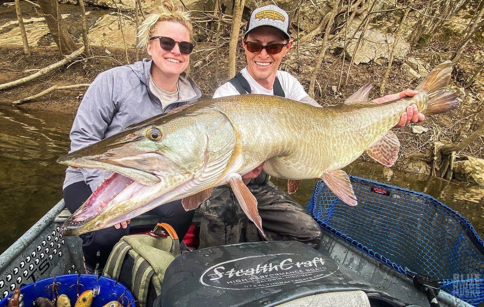 Blue Ridge Musky on the water in Virginia