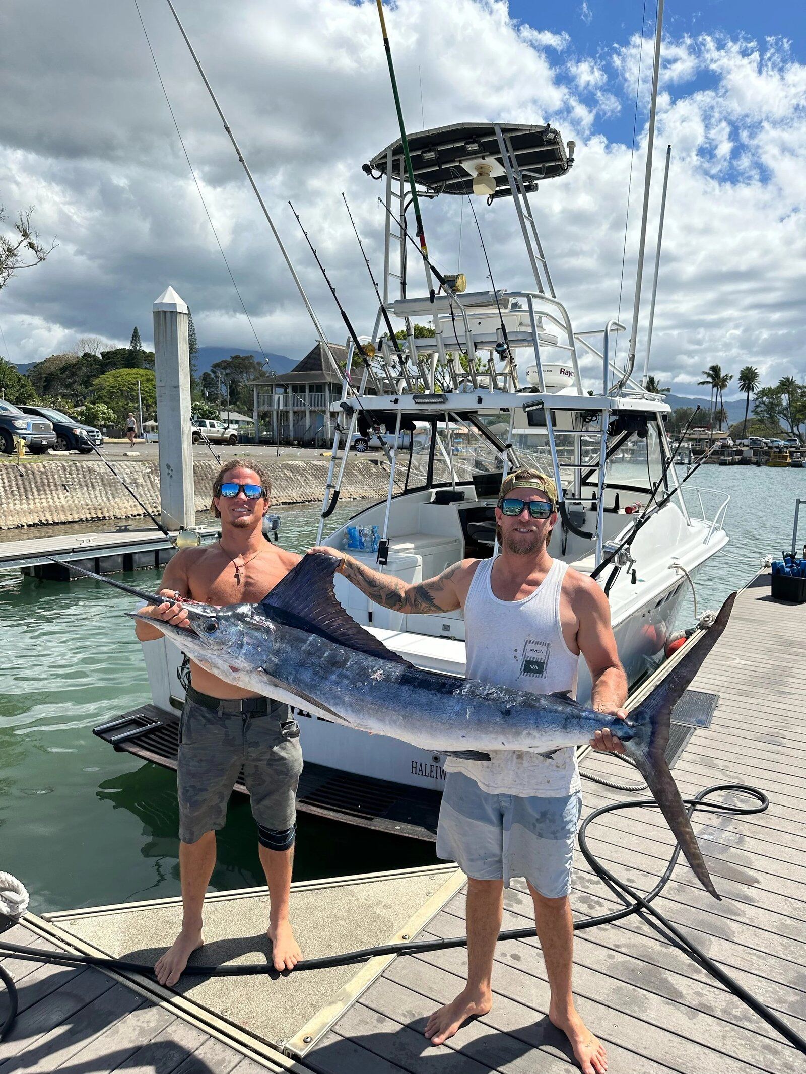 Bob Marlin Charters on the water in Hawaii