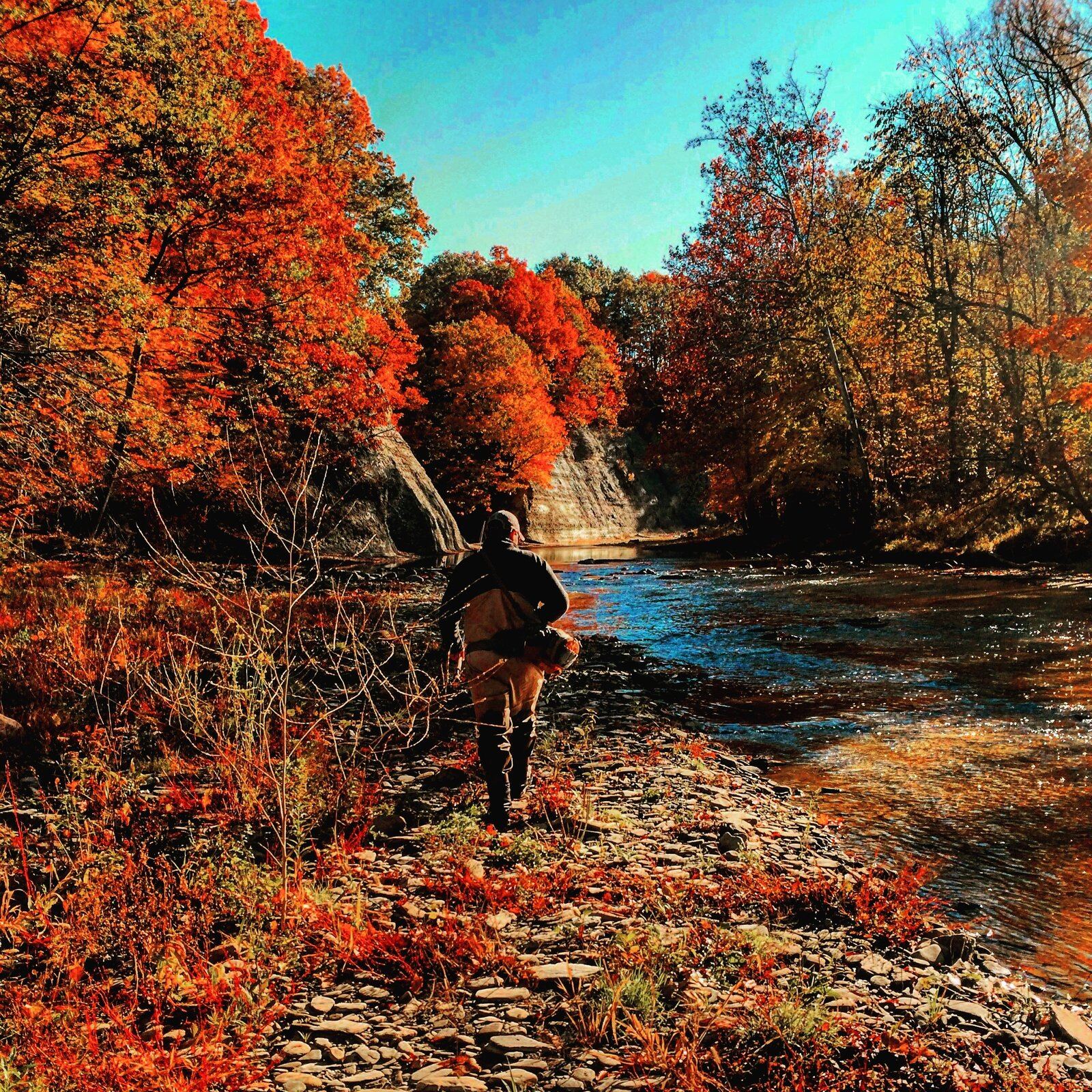 Bobby Fragale Fly Fishing on Elk Creek