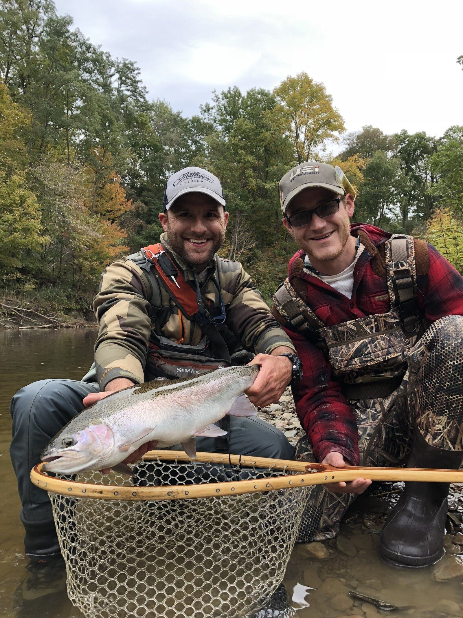 Bobby Fragale Fly Fishing on the water in Pennsylvania