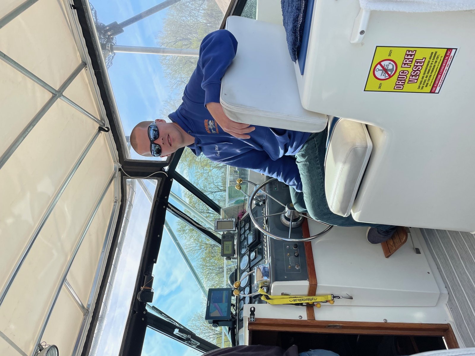 Bomber Charters on the water in Pennsylvania
