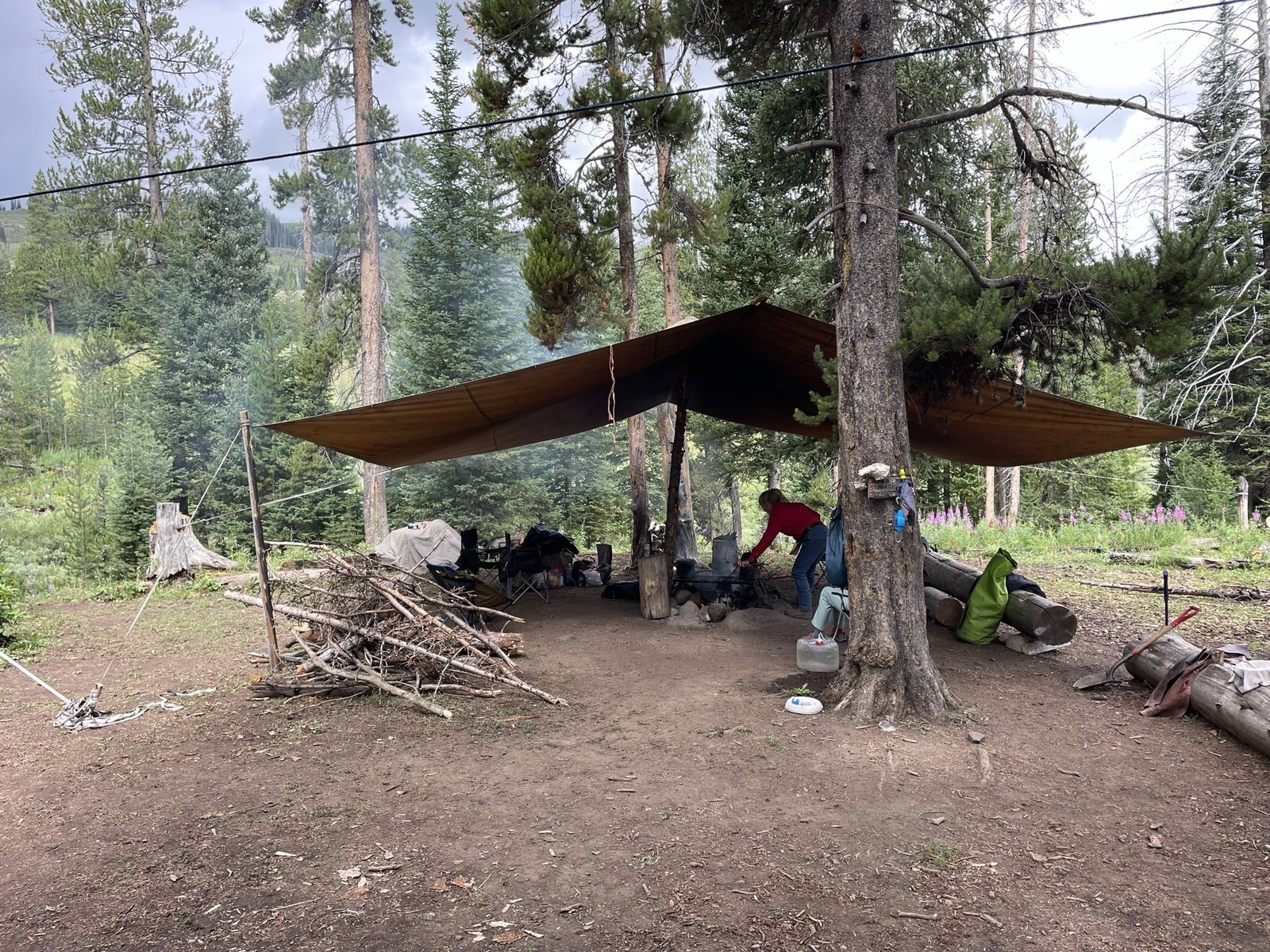 On the Buffalo Fork, photographed by Boulder Basin Outfitters