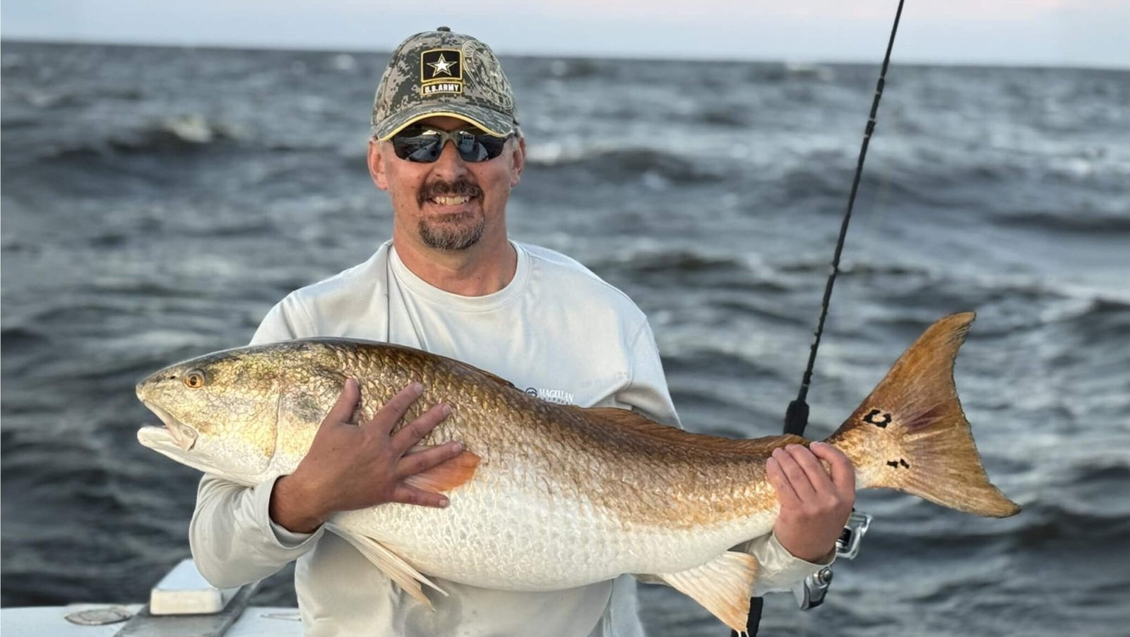 The job of guiding, mid-trip, photographed by Bounty Hunter Guide Service in NC