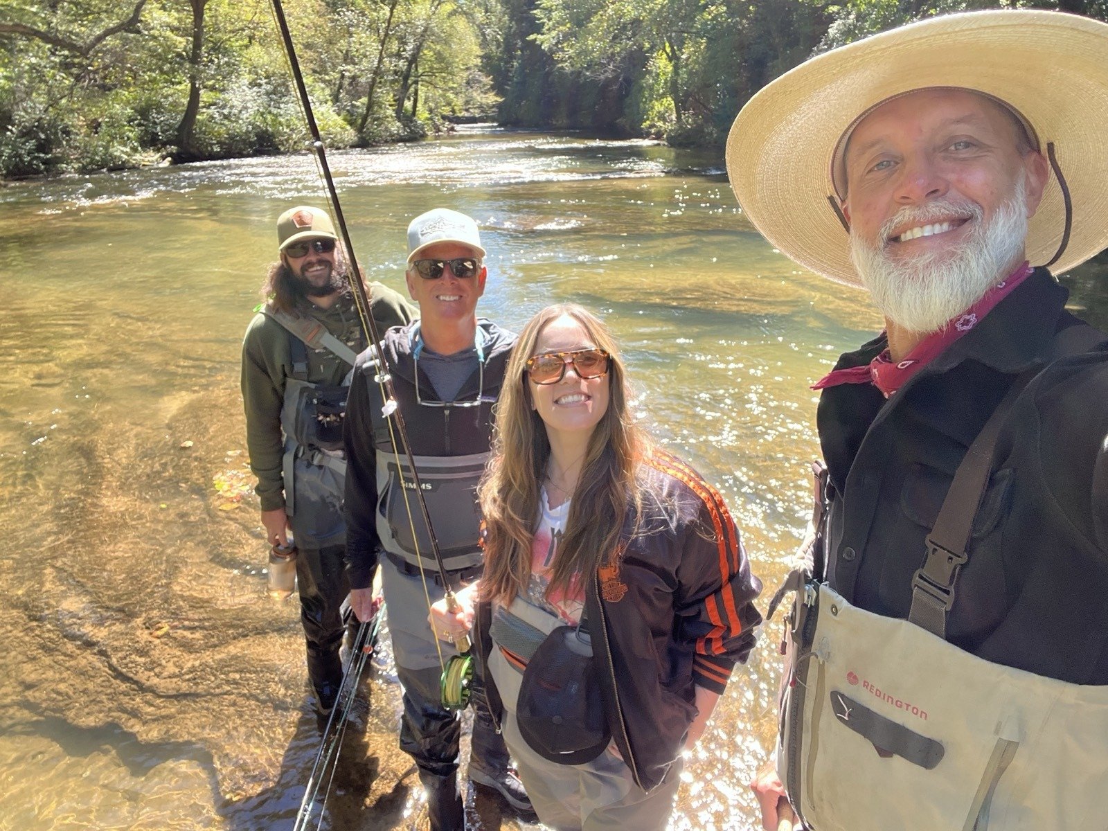 Bowman Fly Fishing on the water in Georgia