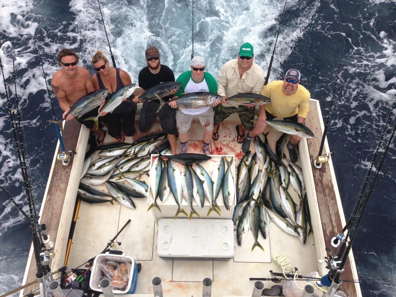 Water where guides here run dorado trips, photographed by Breakaway Sportfishing