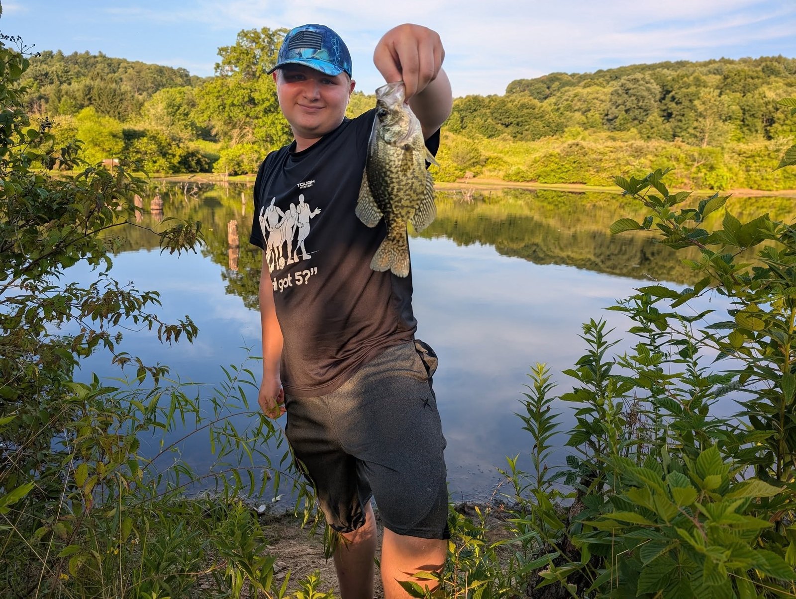 Brecht Fishing on the water in Pennsylvania