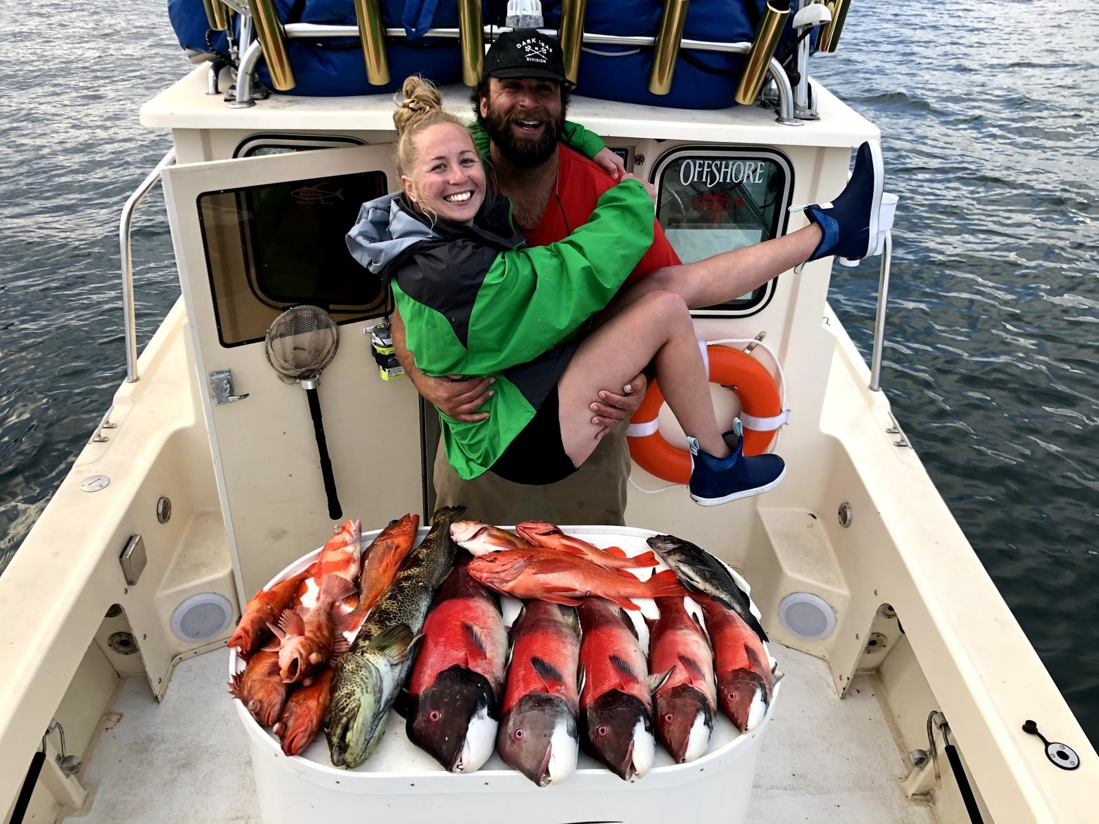Water where guides here run bonito trips, photographed by Brothers Sport Fishing