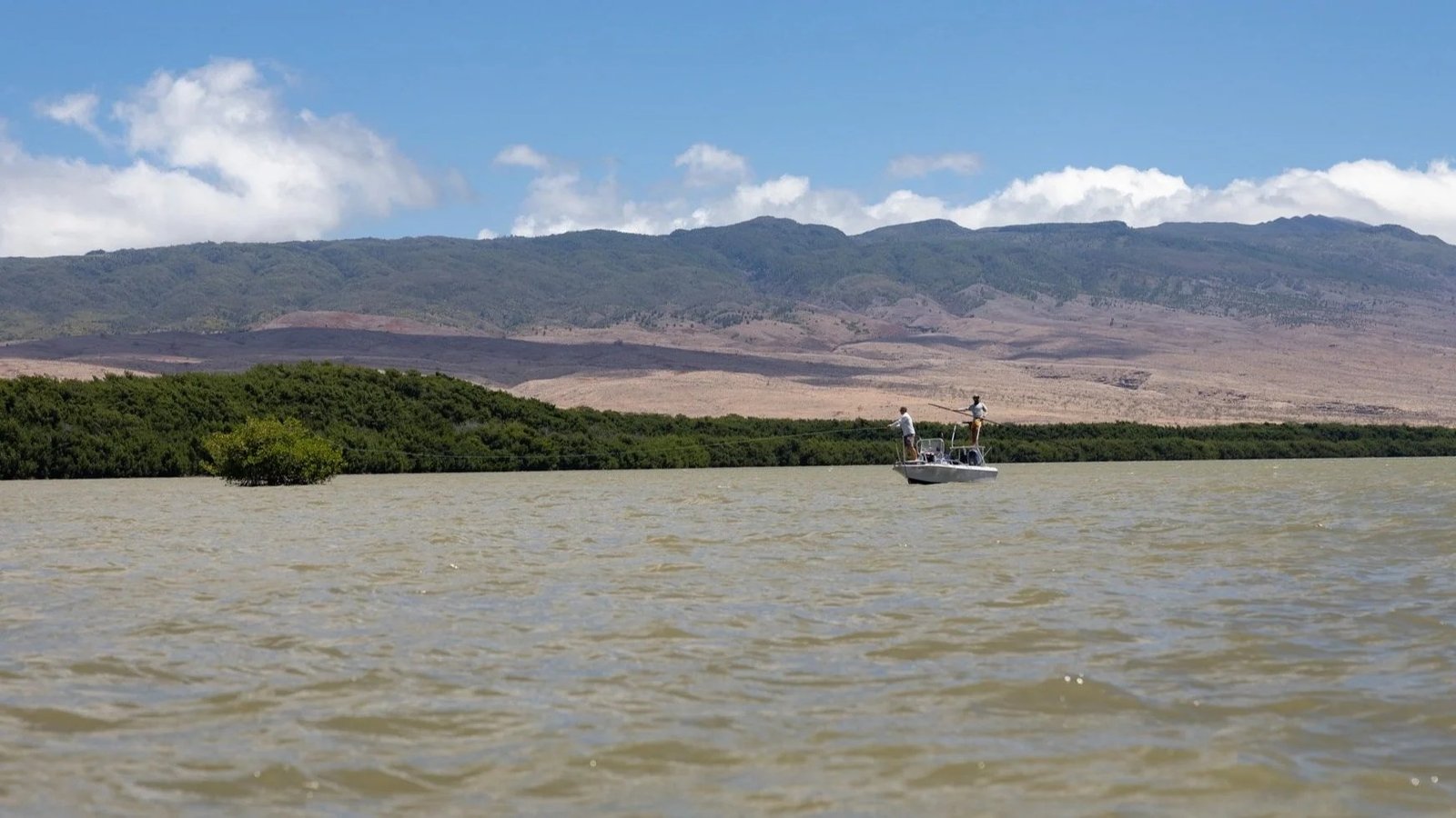 A guide's day in progress, photographed by Bucks & Bones Outfitters in HI