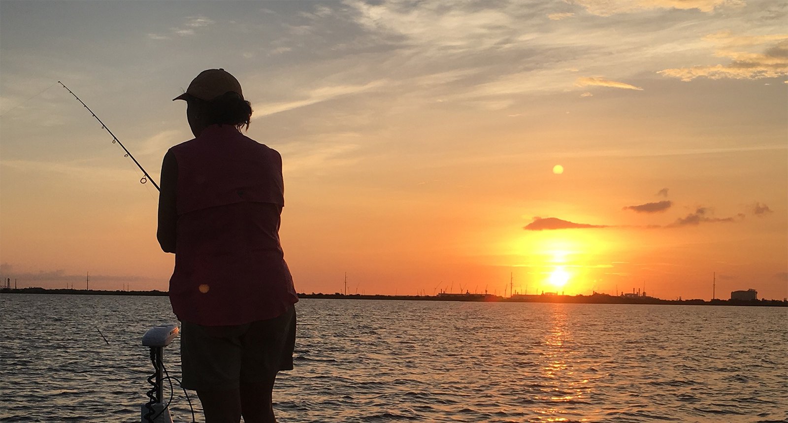 Time on the water from a working guide's operation, photographed by Cajun Paradise Charters in LA