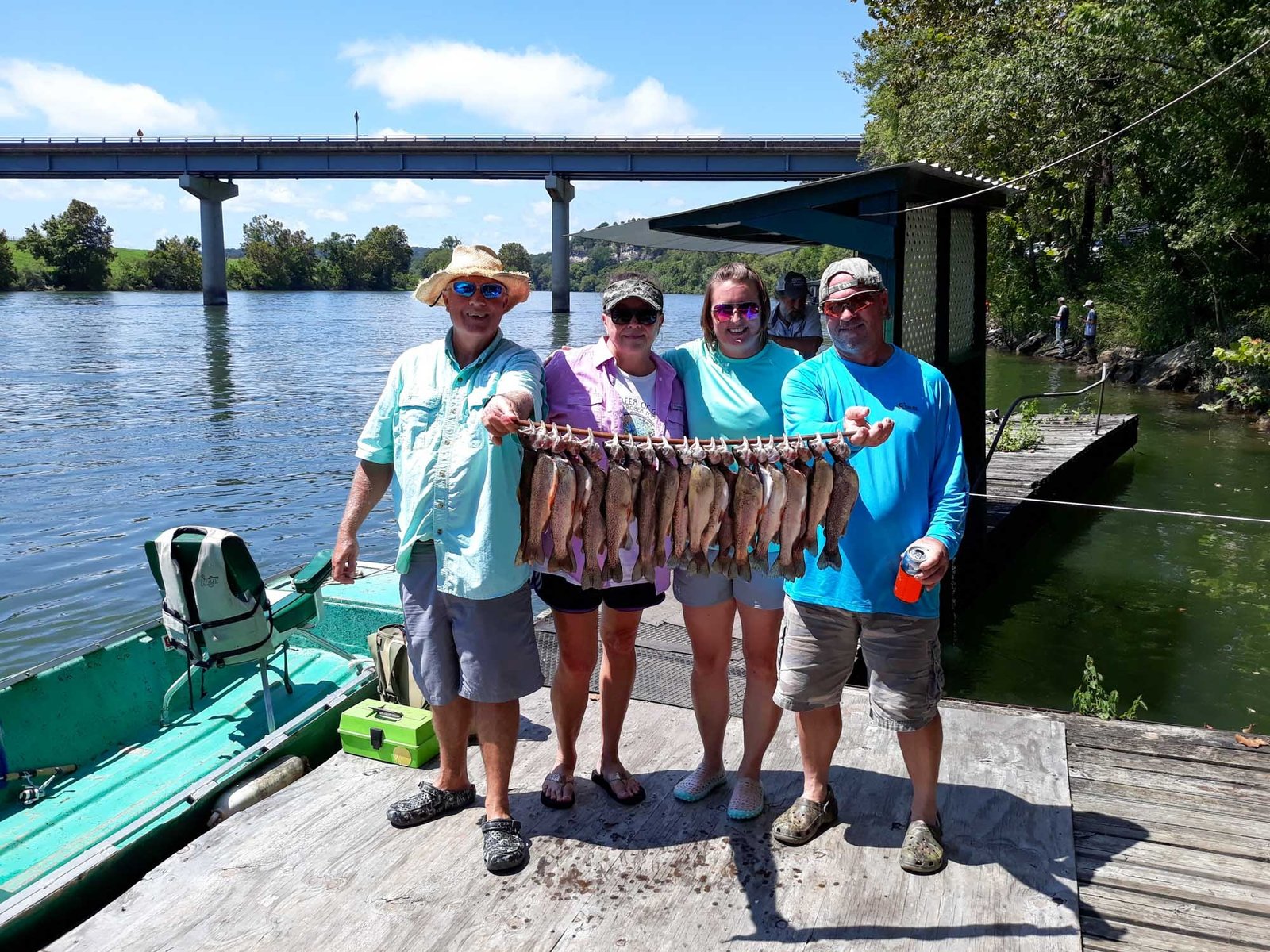 On the Norfork River, photographed by Calico Rock Trout Dock