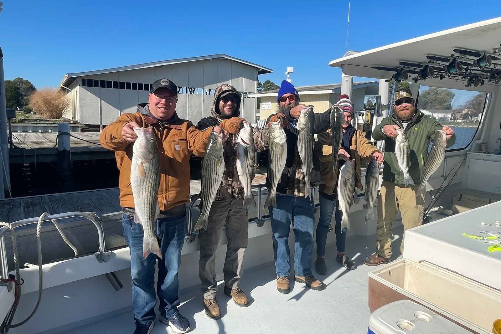 The working end of a guided day, photographed by Capt. Billy's Charters in VA