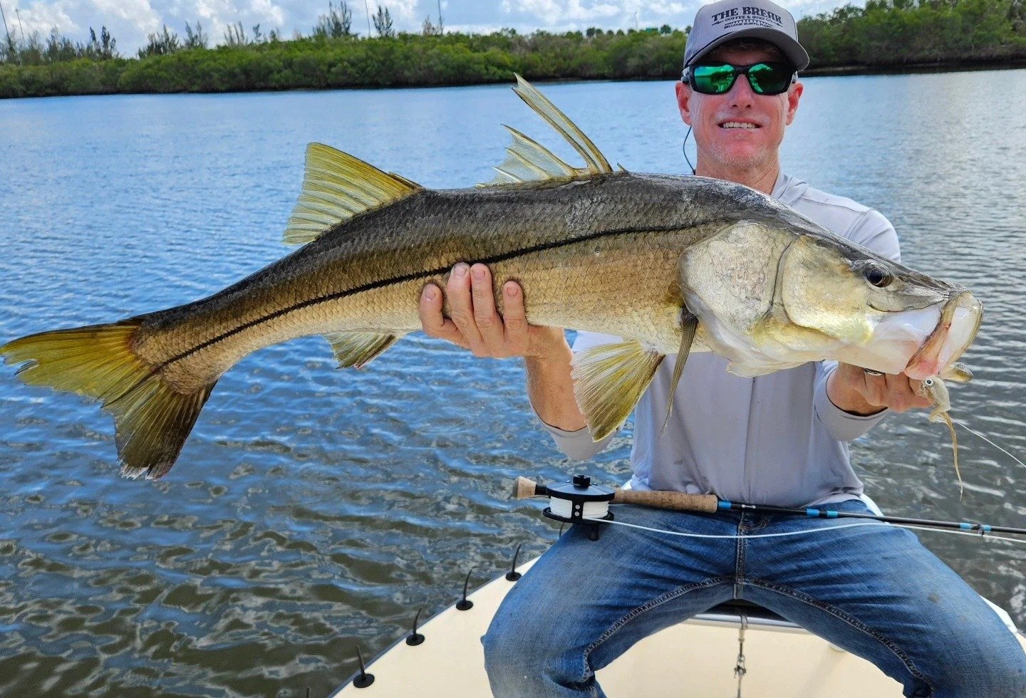 Captain Austin McWhorter Fly Fishing Guide on the water in Florida