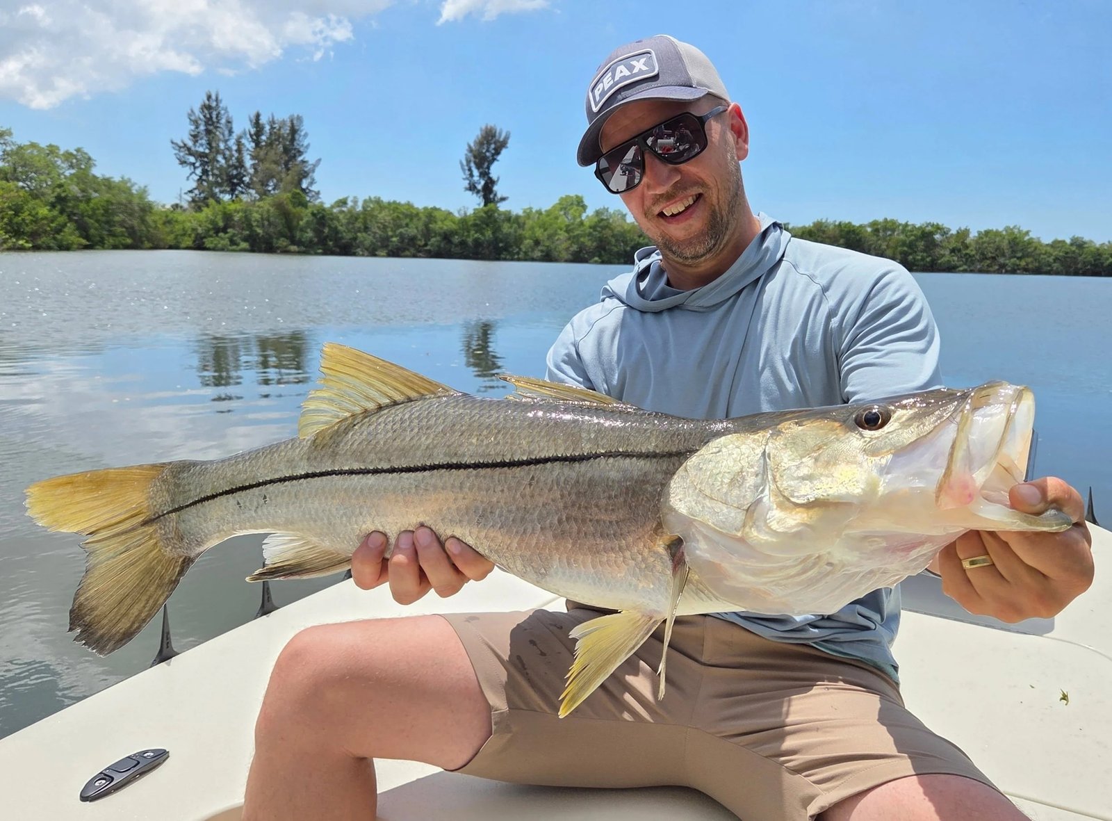 Time on the water from a working guide's operation, photographed by Captain Austin McWhorter Fly Fishing Guide in FL