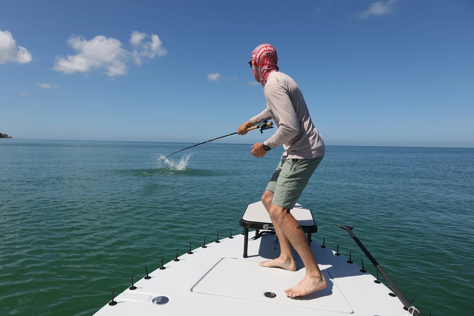 A guide's day in progress, photographed by Captain Austin McWhorter Fly Fishing Guide in FL