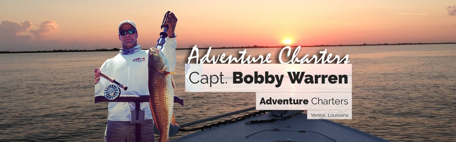 On the Venice, photographed by Captain Bobby Warren Adventure Charters