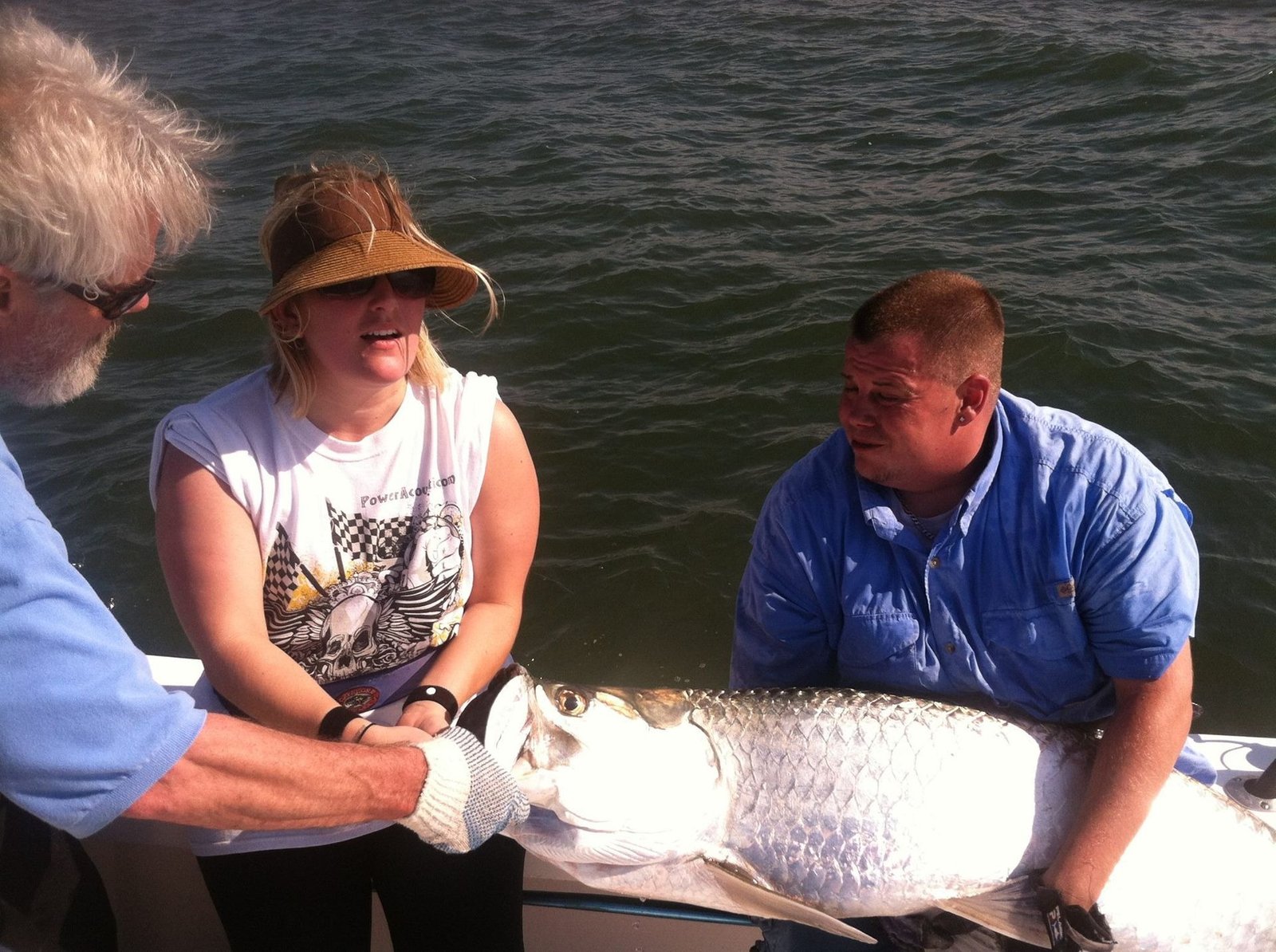 A guide working with a client on the water, photographed by Captain Mark Noble in GA