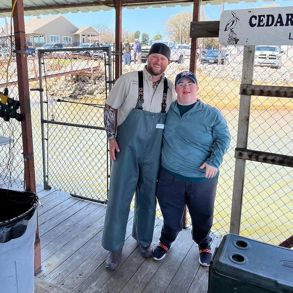 Captain Marty's Lake Texoma Fishing Guides on the water in Texas