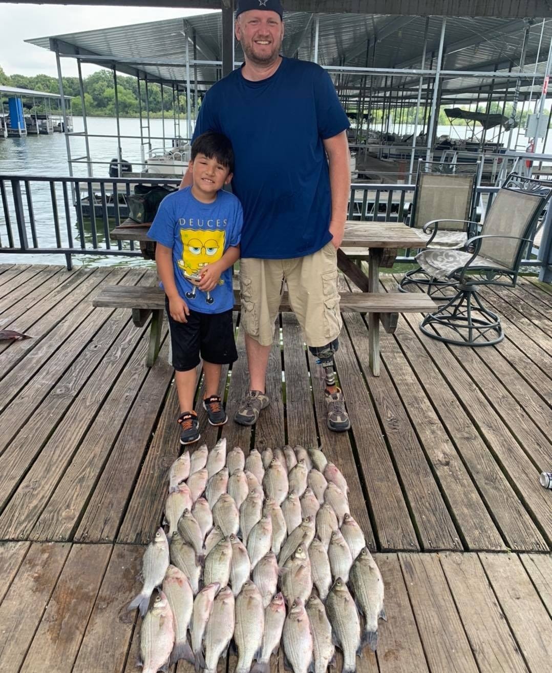 The working end of a guided day, photographed by Castaways Fishing Guide in TX