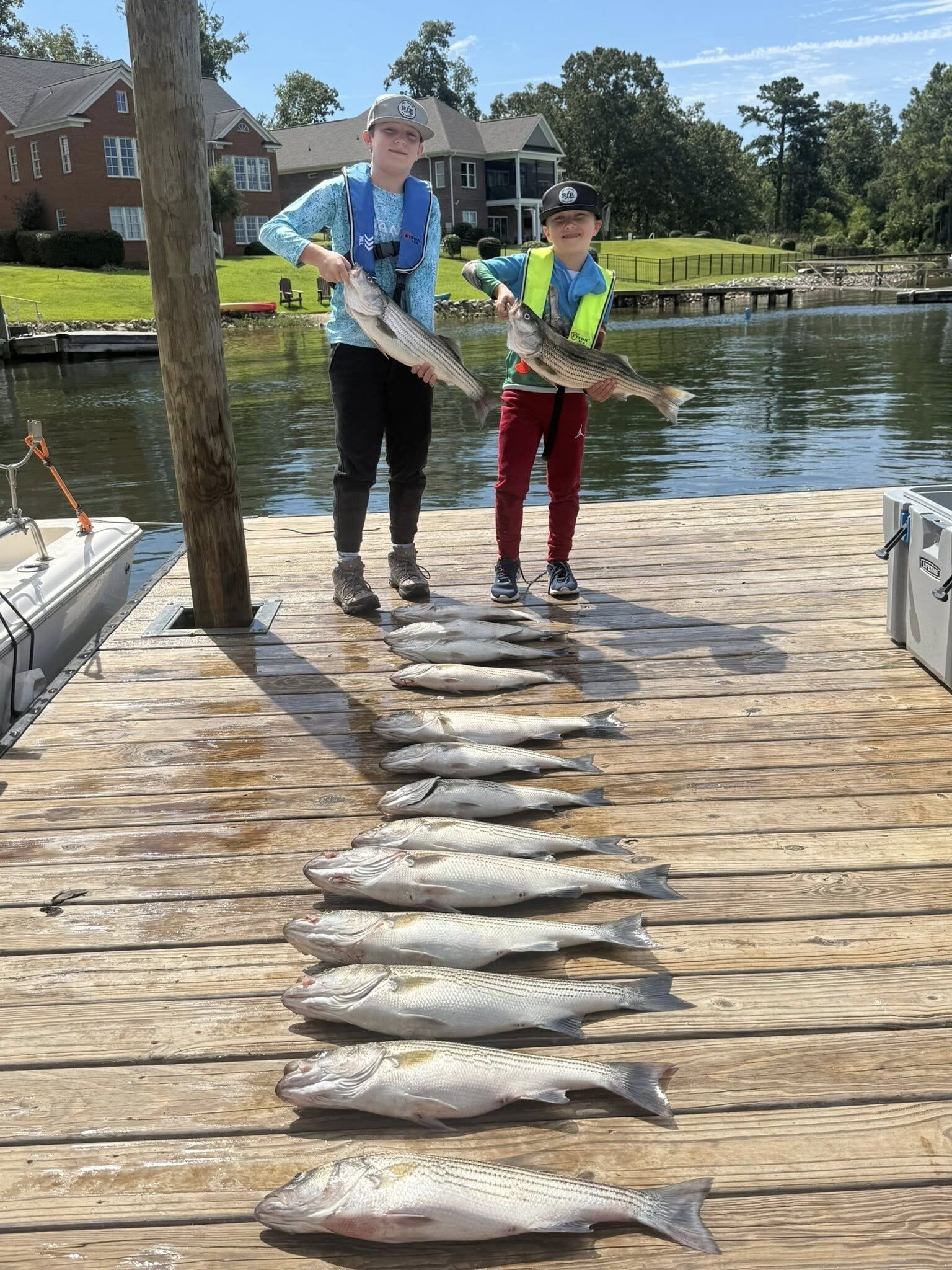 Catch 22 Striper Guide Service on the water in South Carolina