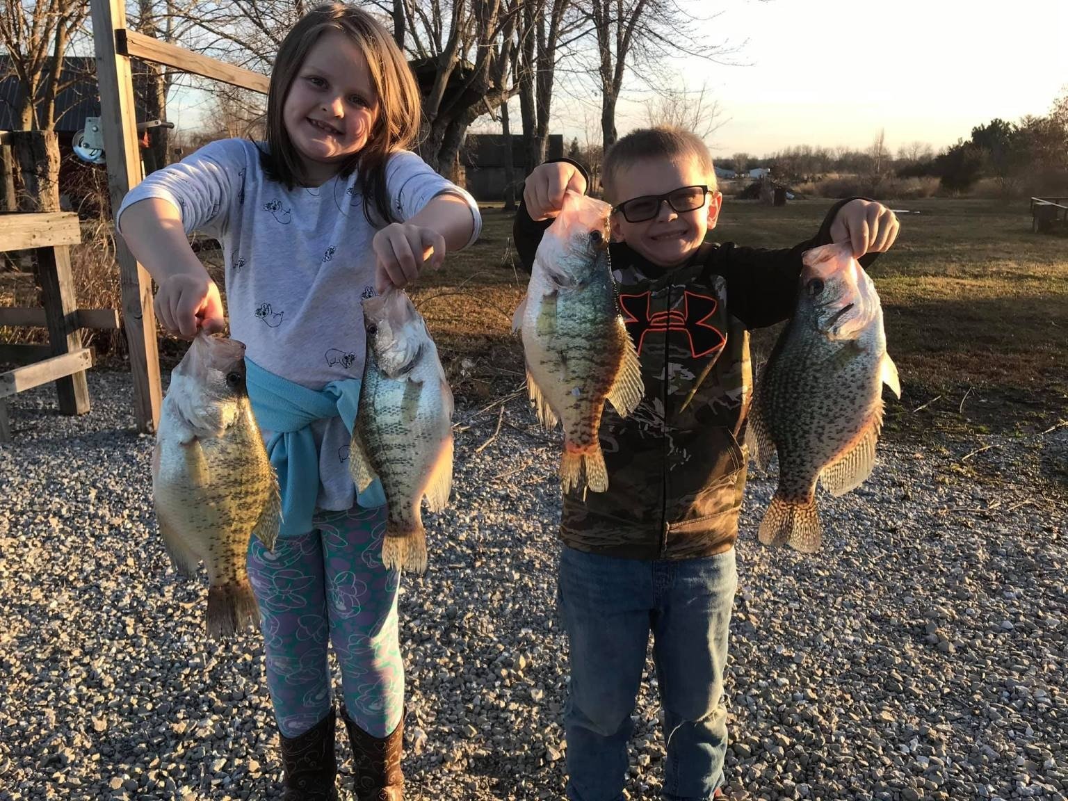 An on-the-water scene from a working guide operation, photographed by Catch 'em Guide Service in MO