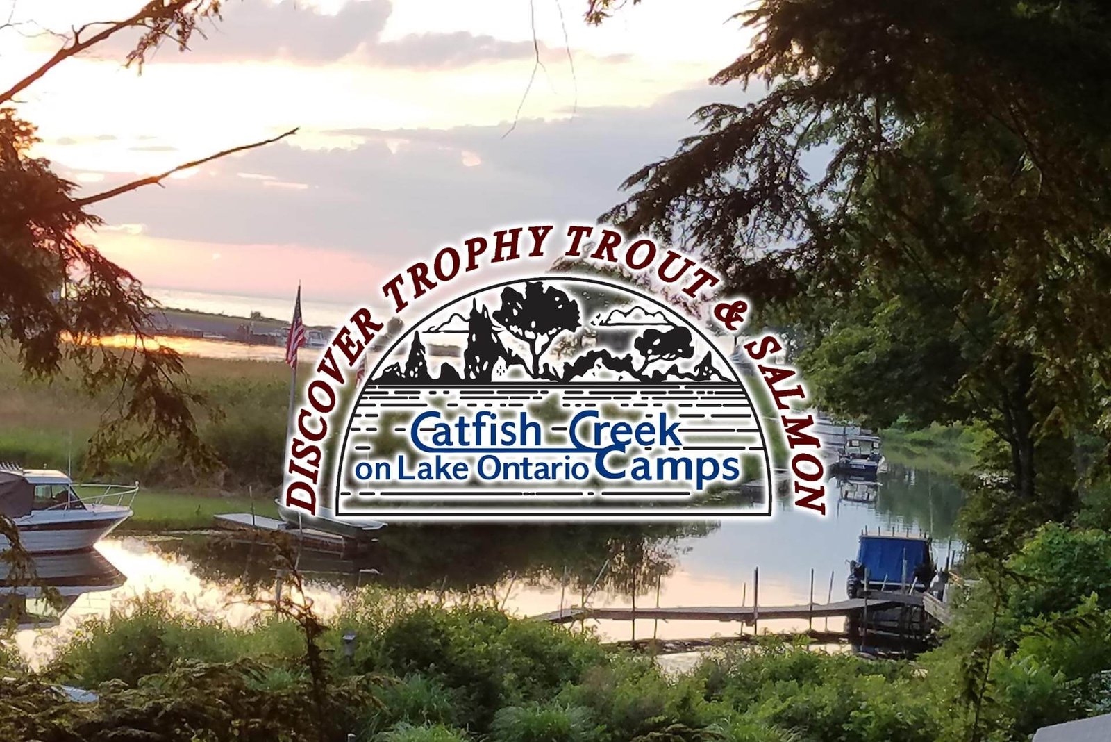 On the Oswego River, photographed by Catfish Creek Fishing Camp